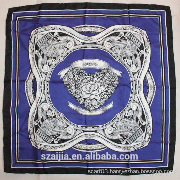 New fashional printed silk square scarf